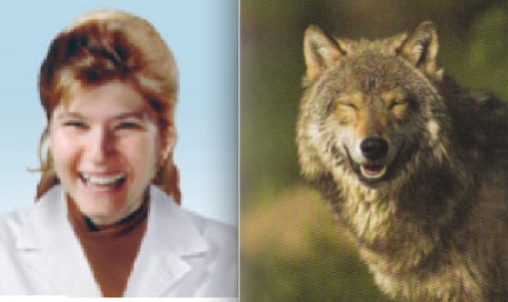 ALT =[“Dr. Jolie Bookspan: Dr. Bookspan in the 'I Look Like My Dog' contest.”] 