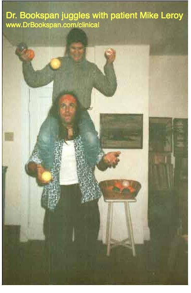 ALT =[“Dr. Jolie Bookspan teaches juggling: More on Dr. Bookspan's Classes page - http://drbookspan.com/classes]