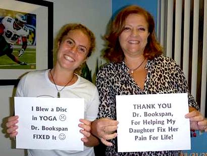 ALT =[“Some yoga bends are injurious to discs. See why on Dr. Bookspan's web page of Healthier Yoga - http://drbookspan.com/WarriorYogaSyllabus.html] 